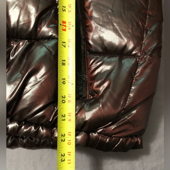 American Eagle shiny puffer coat M - Picture 13 of 15